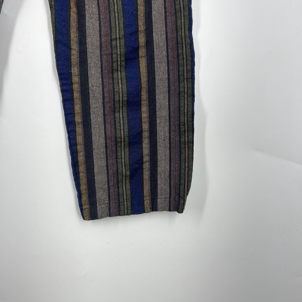 Earthbound Womens Vertical Stripe Cotton Elastic Waist Pants Size S - Picture 7 of 13